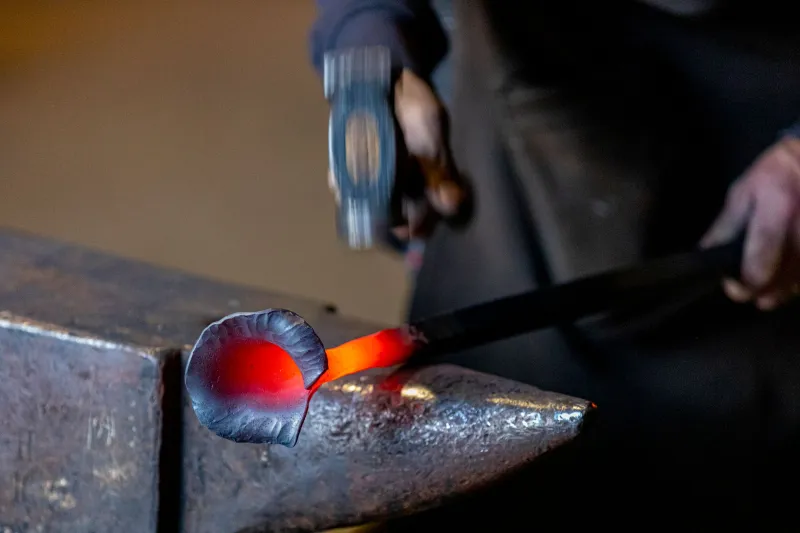 Every Hammer Blow Leaves a Story: Old-School Smithing in the Modern American Home